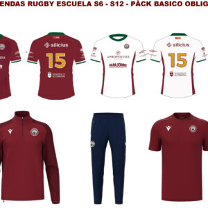 ALCOBENDAS RUGBY ESCUELA S6-S12 – PACK BÁSICO OBLIGATORIO