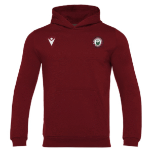 SUDADERA CON CAPUCHA MODELO BANJO HERO, COLOR GRANATE